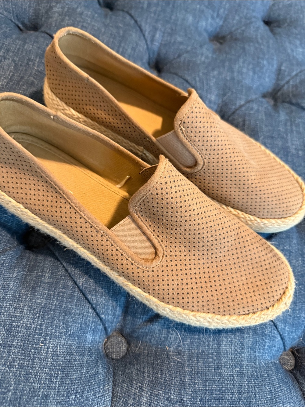 Esprit Beige Slip-On Espadrilles
